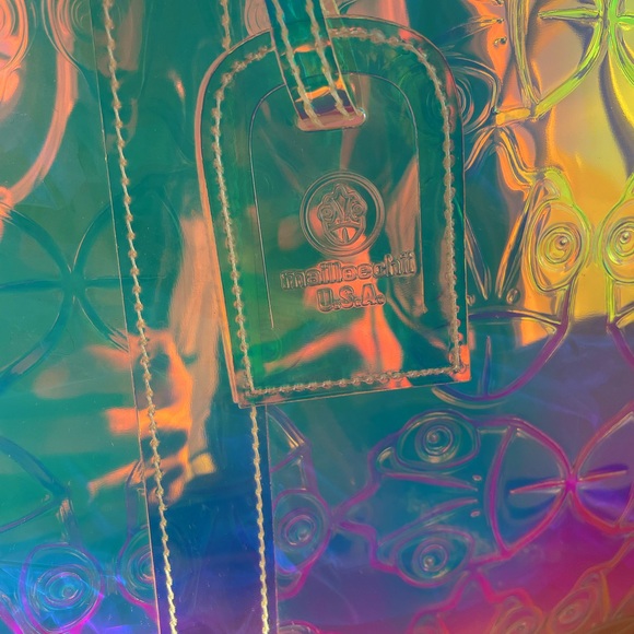 mailloechii®️ Holographic Iridescent Duffel Bag. Rare color-changing - Picture 3 of 6